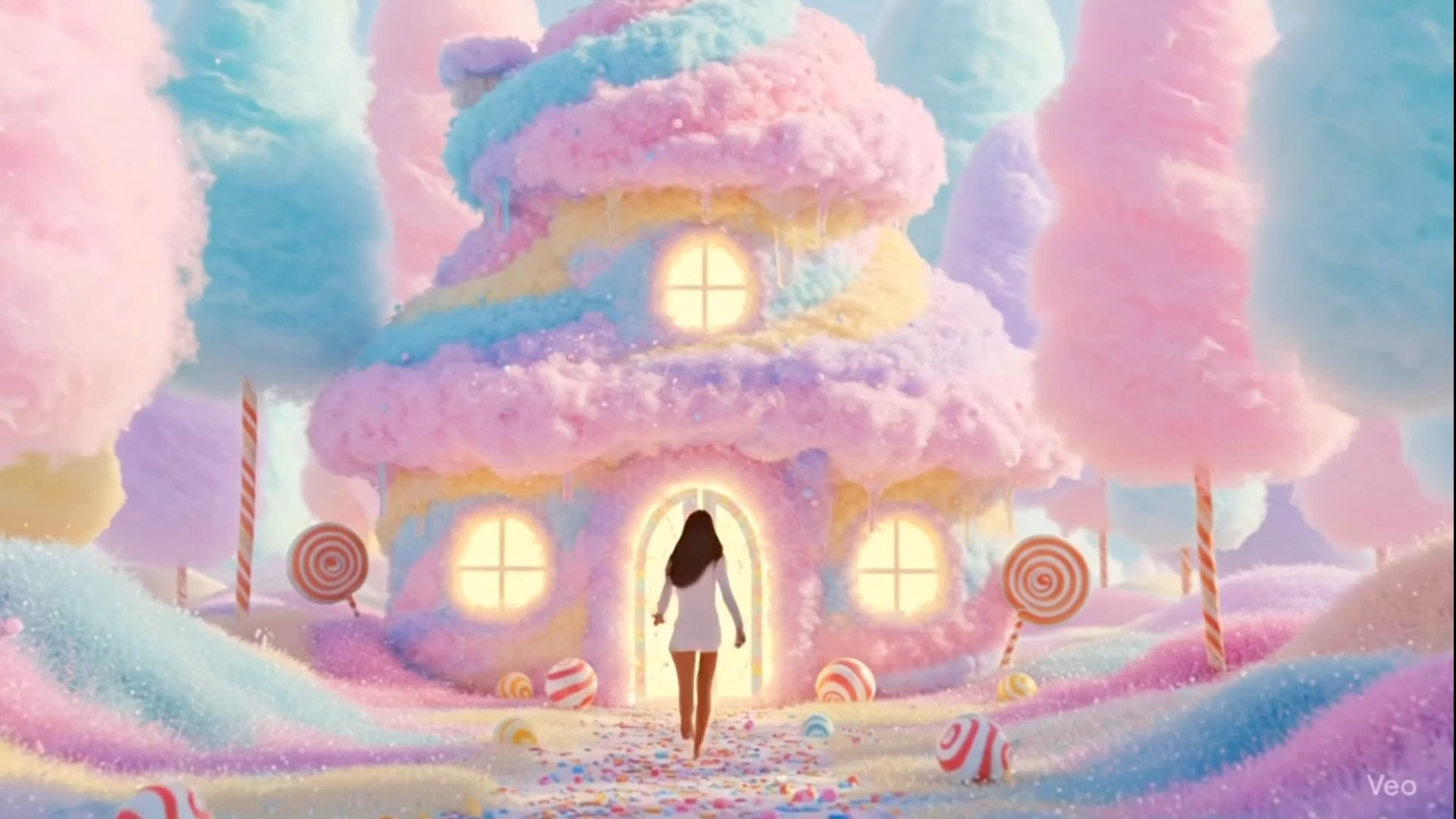 你的梦想之家由棉花糖 水果冰棍 大菠萝 水晶石 红宝石 面条 