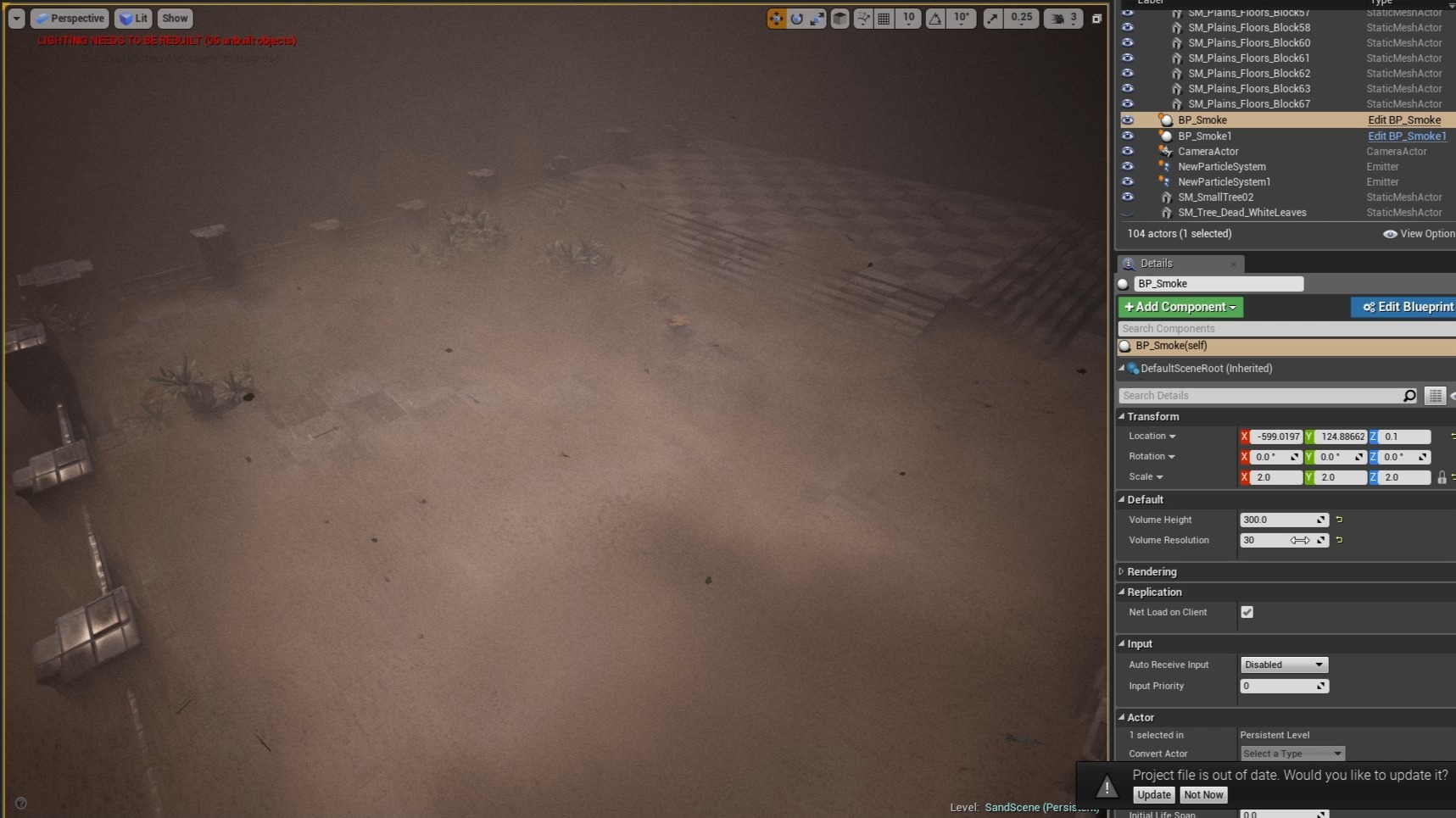 Unreal Engine 5 写实风沙材质