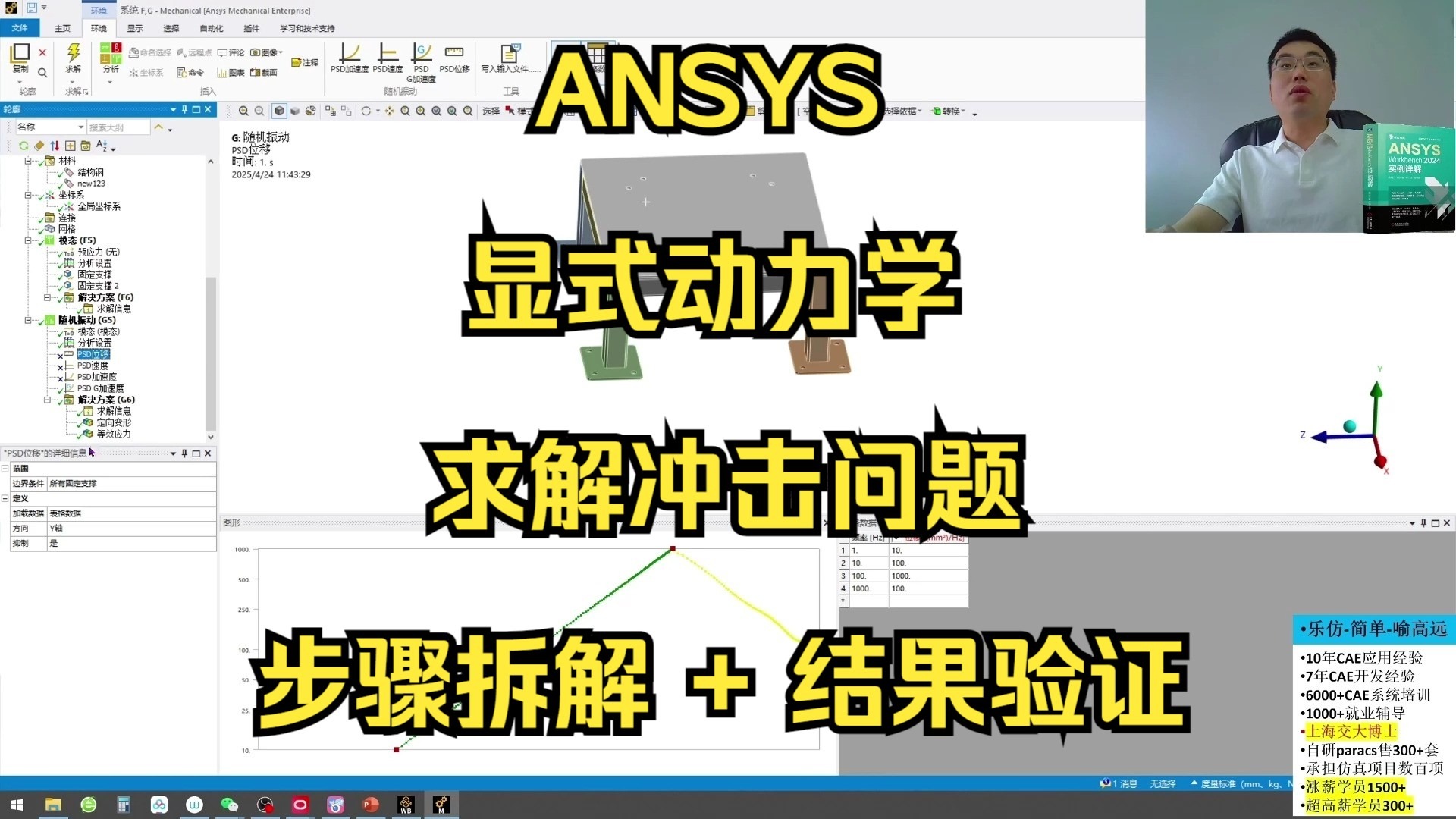 ANSYS 显式动力学求解冲击问题：步骤拆解 + 结果验证