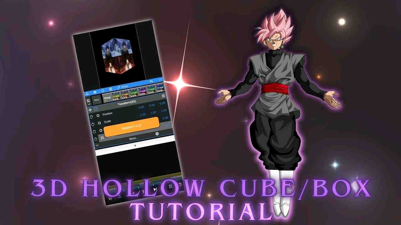 教程：如何在 Node Video 中制作 3D 空心立方体/盒子 + 额外内