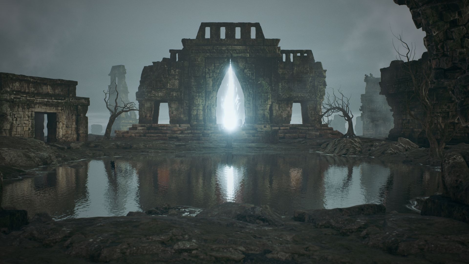 徘徊之门的遗迹倒影