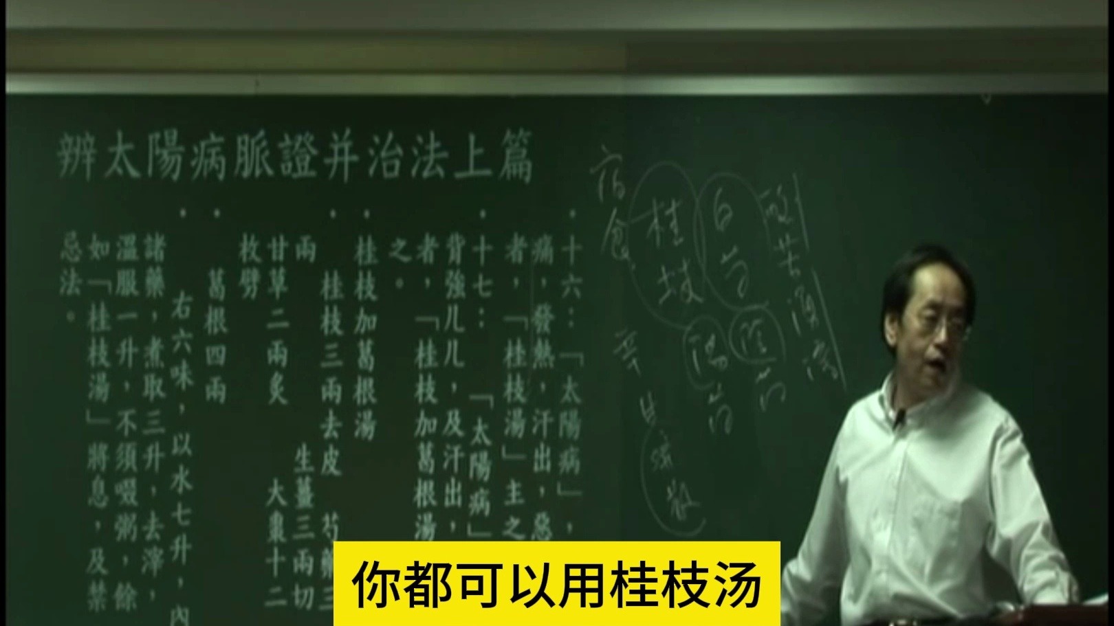 倪海厦《伤寒论》张仲景字幕版第16条辨5-4 16太阳病，头痛发热