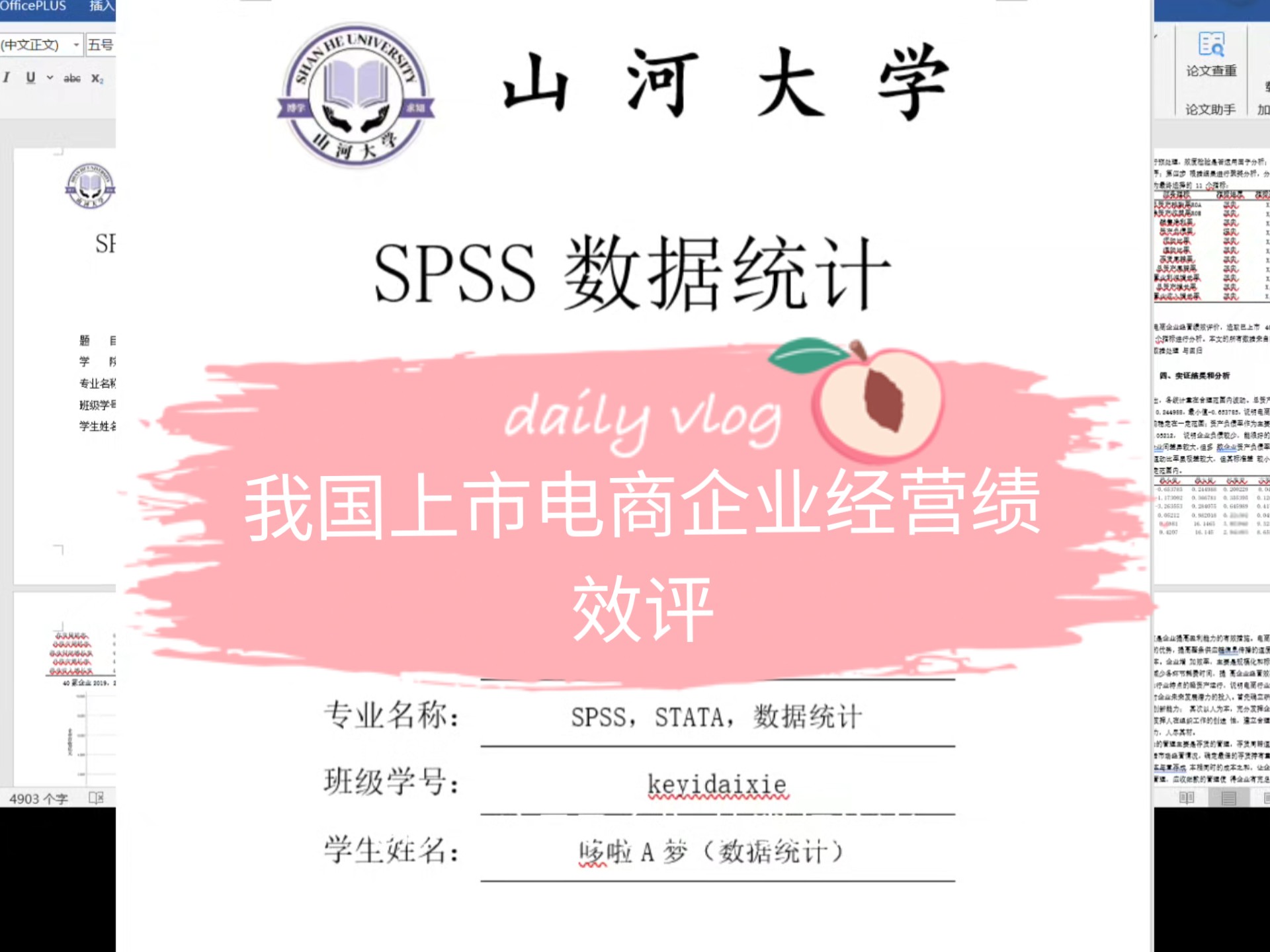 SPSS分析，我国上市电商企业经营绩效评价