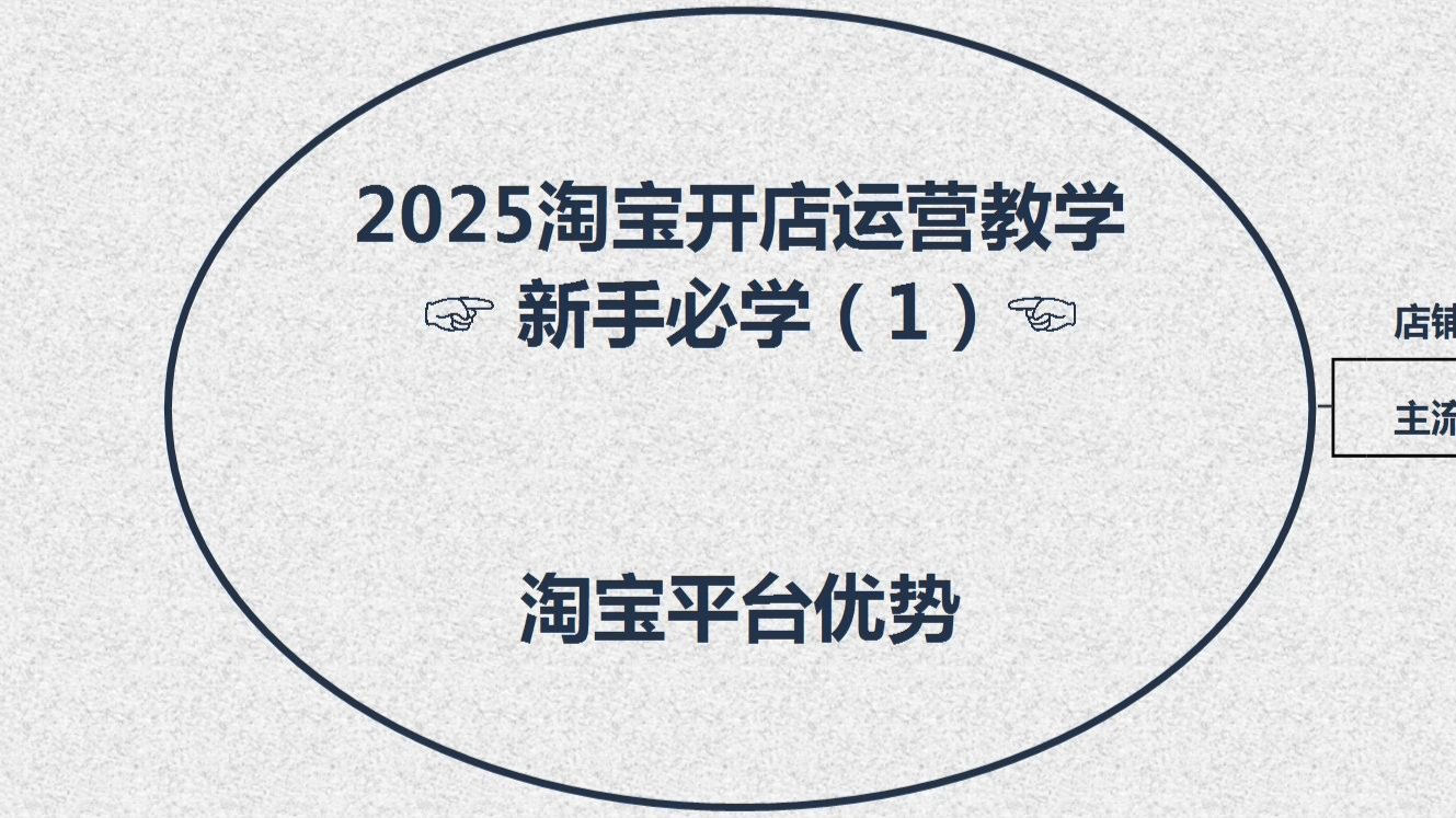 【淘宝运营】淘宝运营2025最新教学视频，新手开淘宝店，前期想投