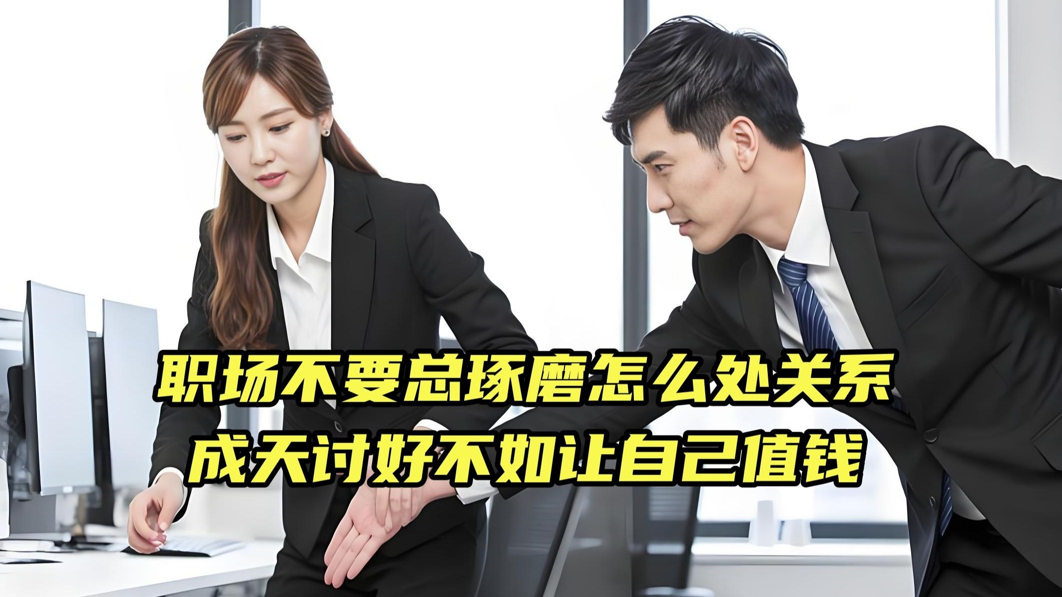 职场不要总琢磨怎么处关系，成天讨好不如让自己值钱