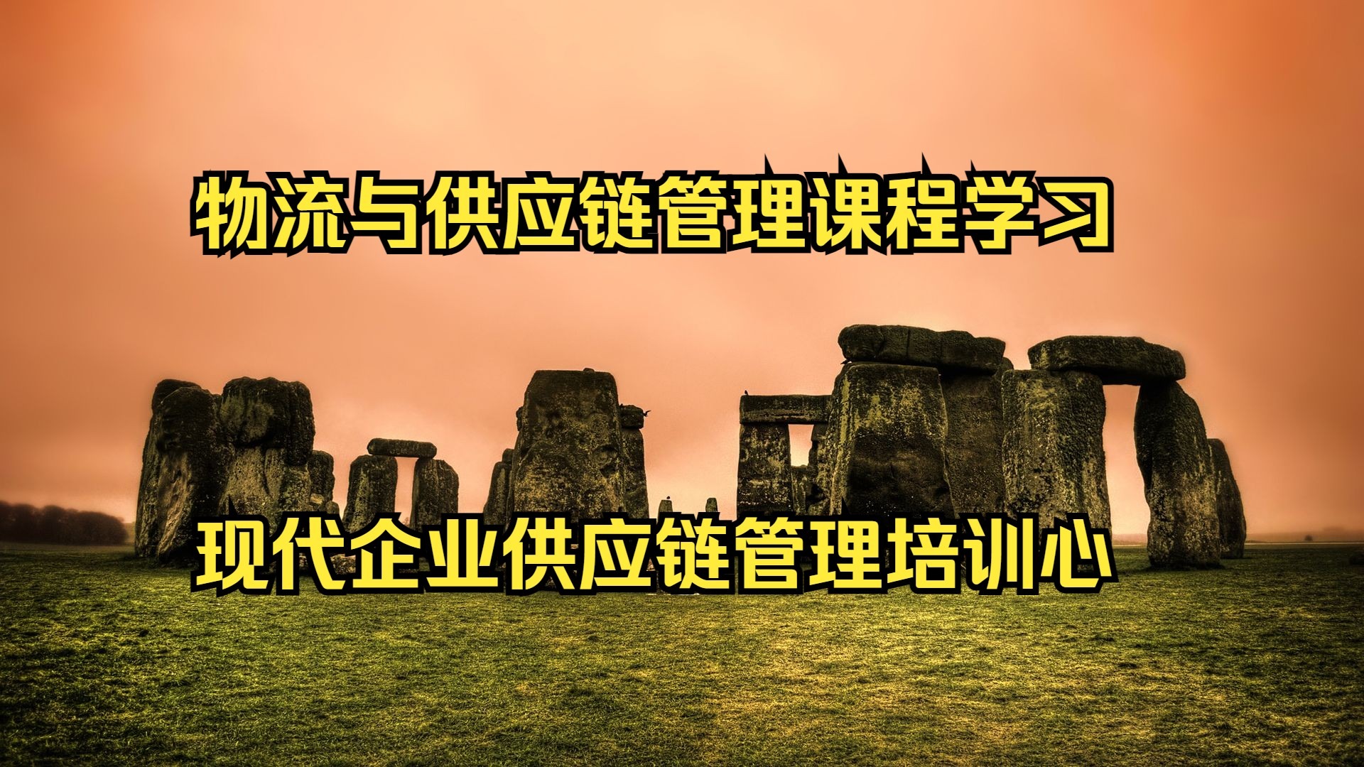 物流与供应链管理课程学习综述 现代企业供应链管理培训心得 