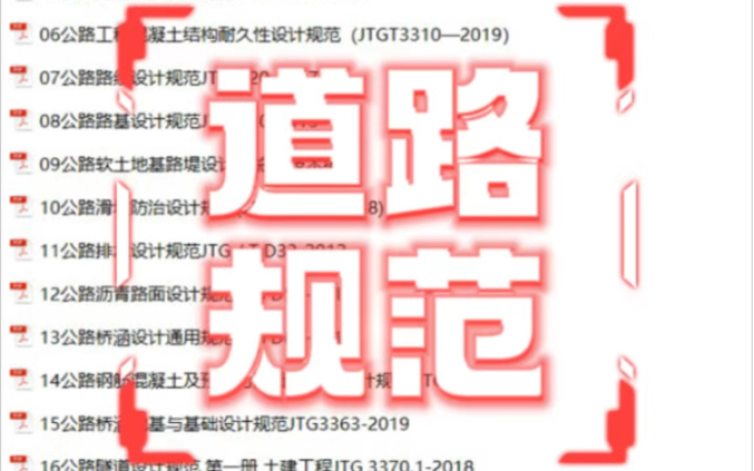 道路专业：注册道路规范【直接下载】