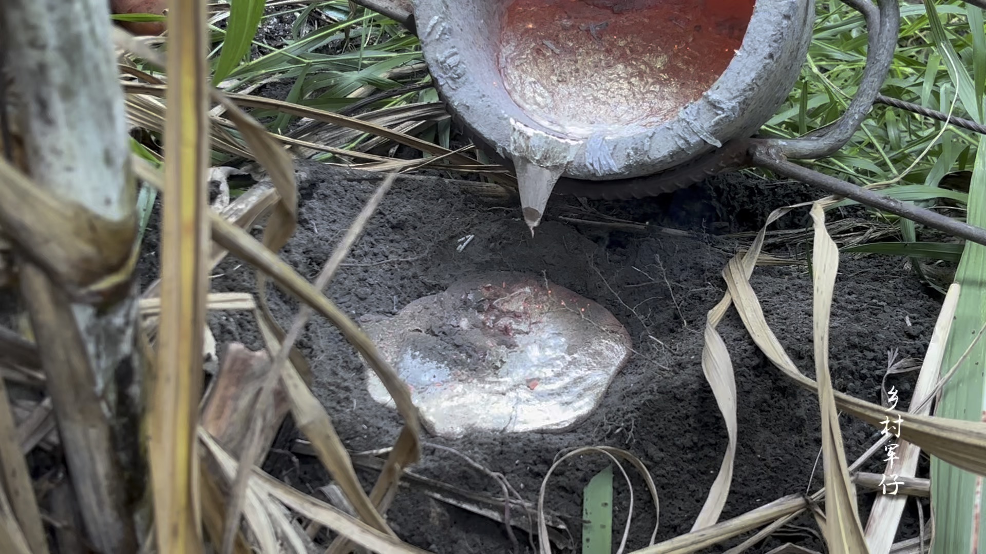 1200度“铝液”浇筑蚁穴，红火蚁瞬间暴走，场面不受控制