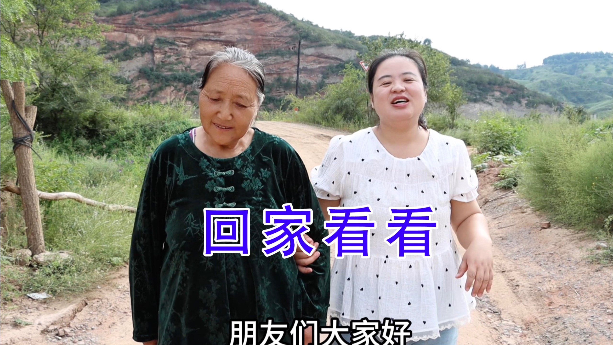 婆婆家里呆不住说想家了，今天回去看看家里的情况#我的乡村生