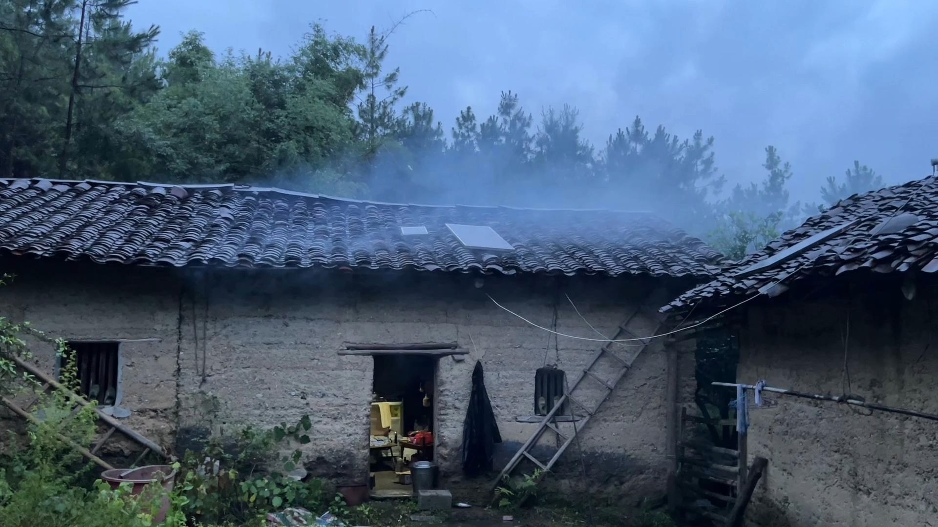 终于吃上二舅的土鸡，今年种20000斤西瓜，买了手机不舍得用