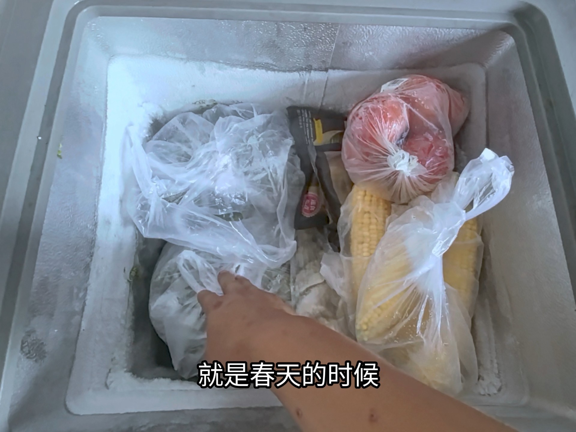 开始储备在林区过冬物资，今年准备的冬储物资比去年冬天还要充