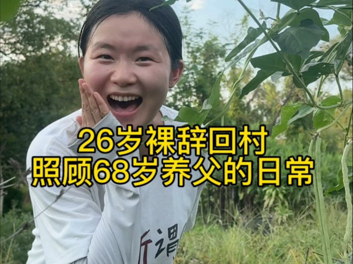 我种的豆角子大丰收啦！