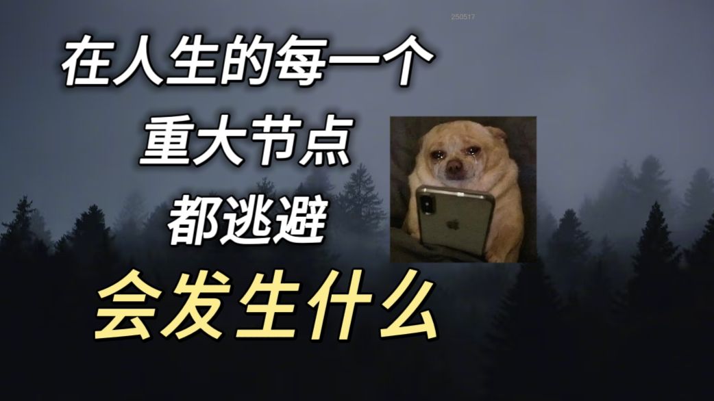 热衷于逃避给我带来了什么？将近26岁的人生有一大半的时间都在