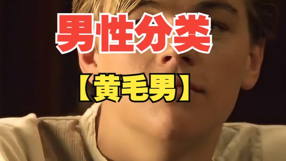 国产男性分类：黄毛男