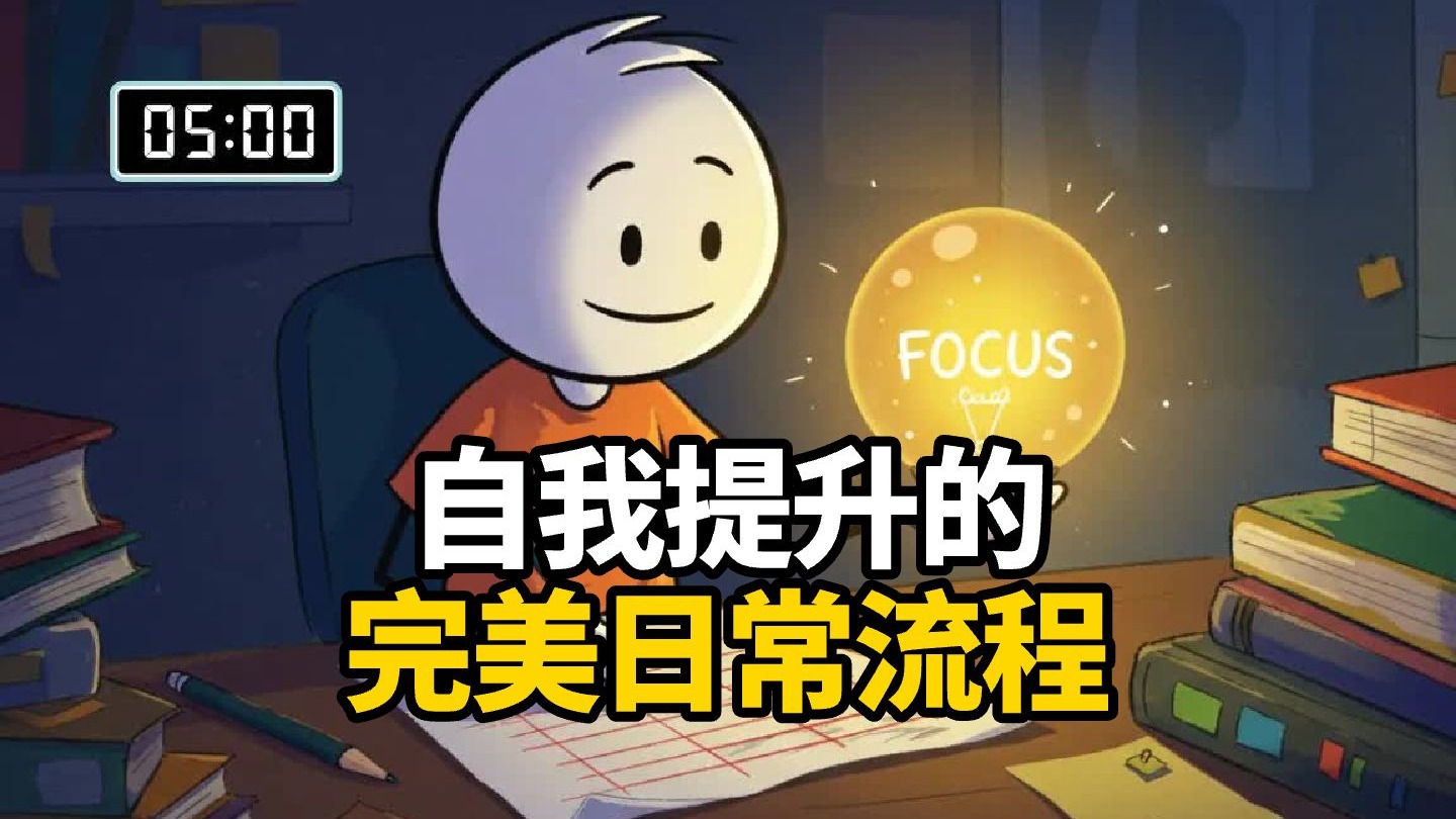 【中英+文稿】自我提升的完美日常流程 | 活出最好版本的自己