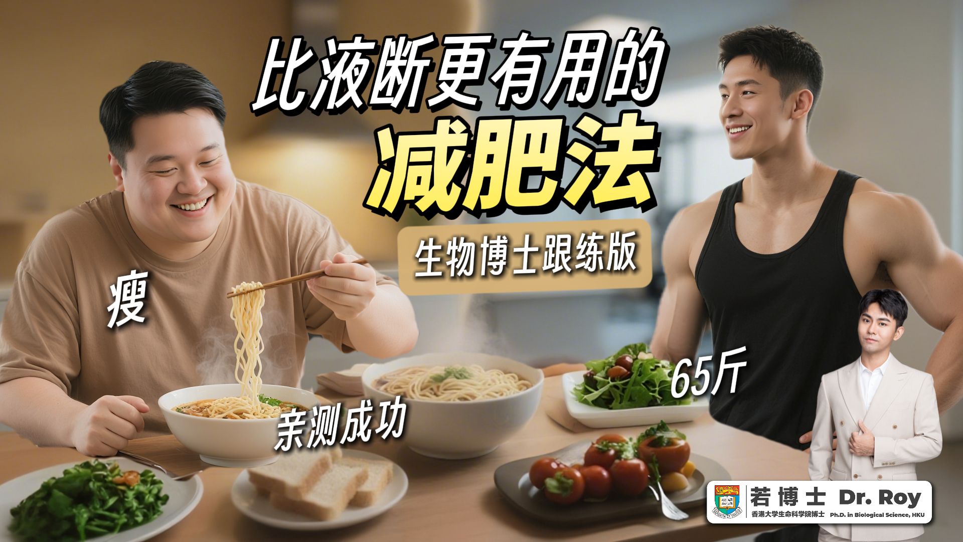 减肥的最终底层逻辑，科学有效【若博士营养科普】