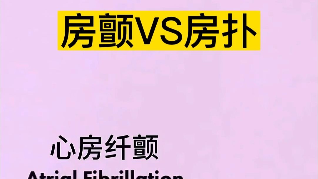 房颤VS房扑