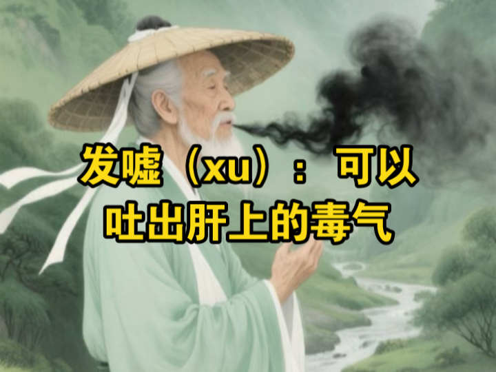 跟着做吐出五脏里的毒气。坚持一个月，你会感谢自己。