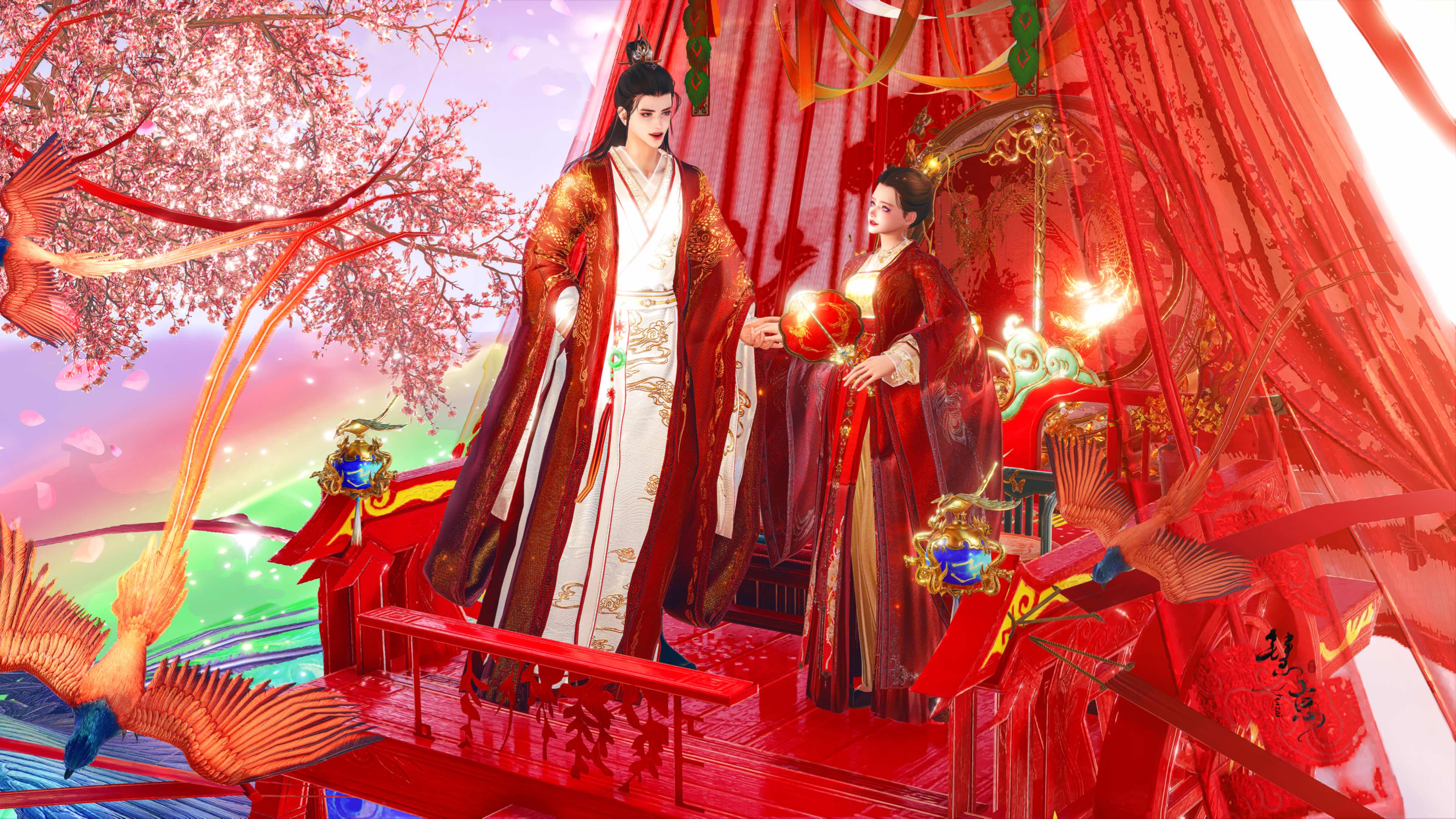 【剑三婚礼】10年老剑三er的花毒婚礼