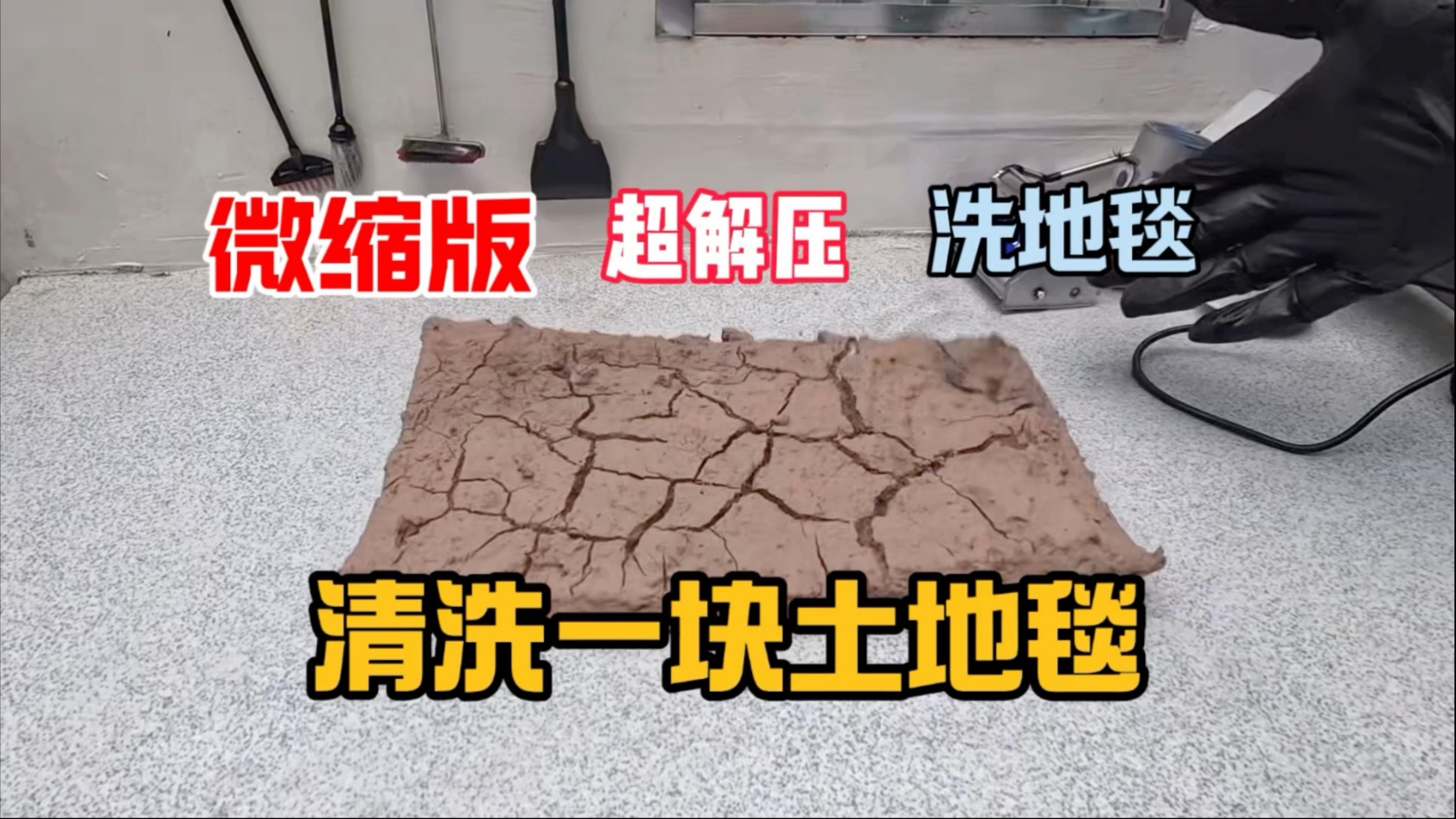这样的洗地毯你见过吗？