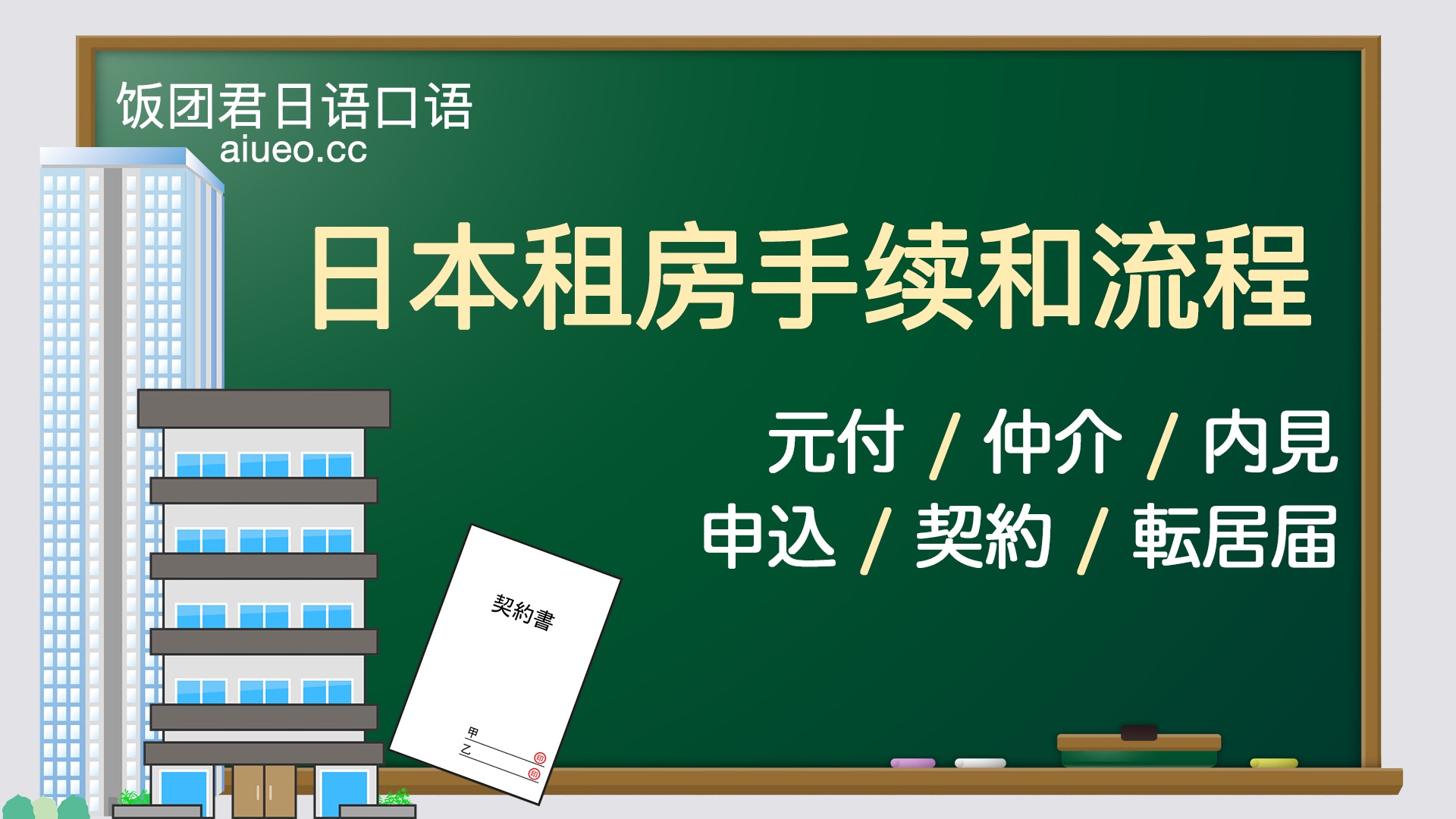 【日本租房攻略】日本租房手续和流程（中介/看房/申请/签约/搬