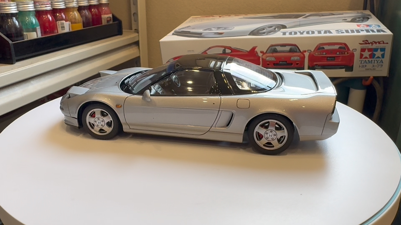 本田NSX，东瀛法拉利！田宫1:24模型制作。