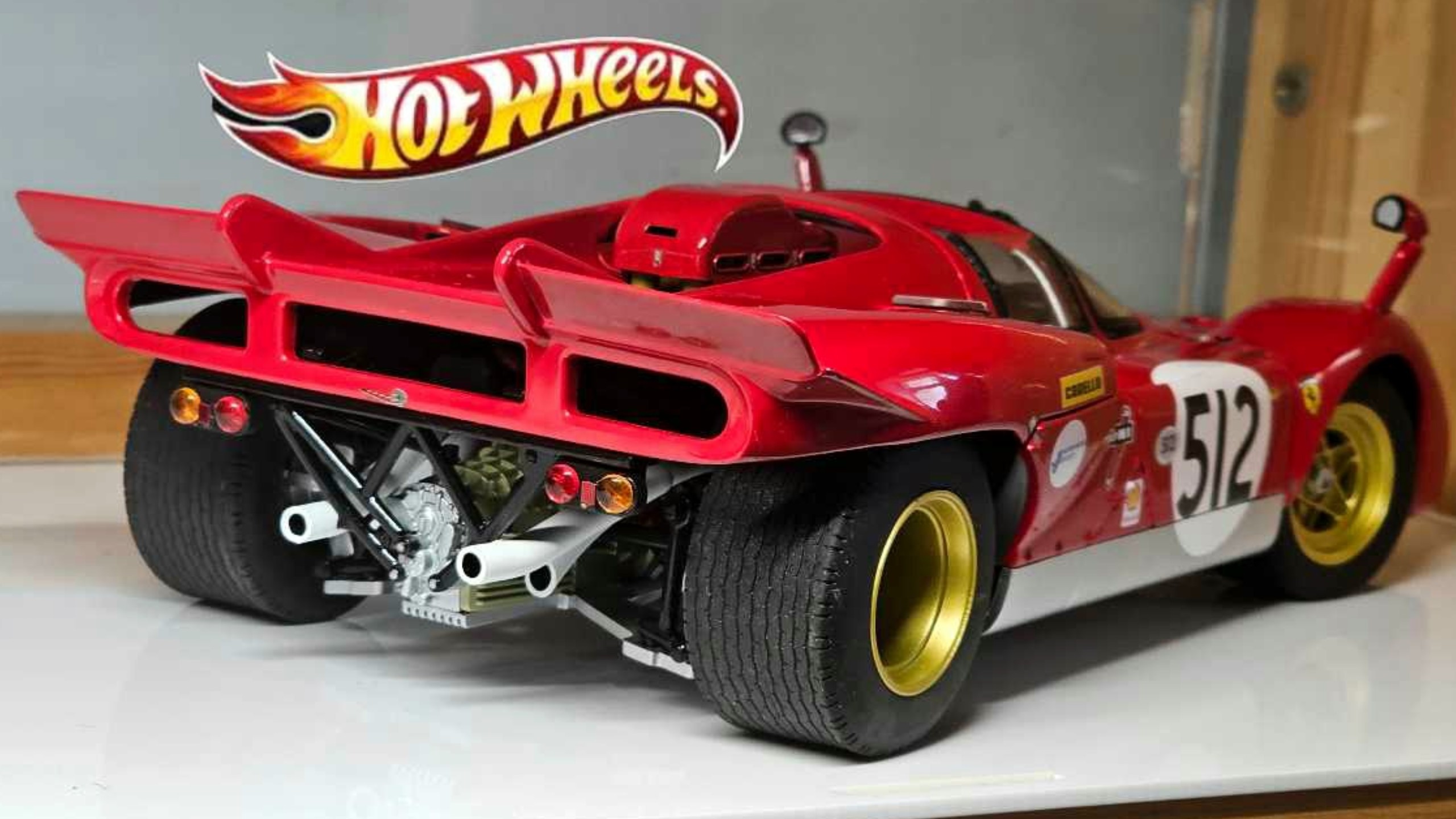 这真的是风火轮能有的做工吗？Hotwheels elite 1：18法拉利512S