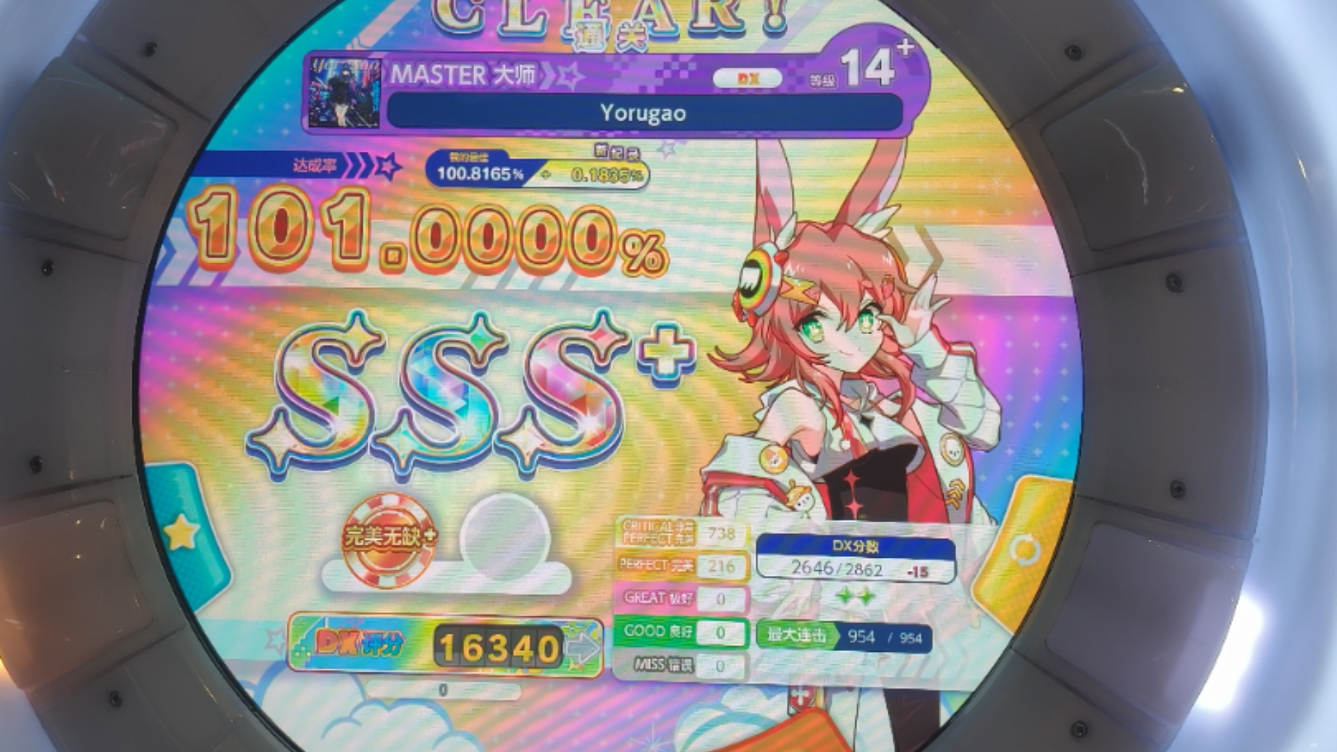 yorugao 夜颜 理论值AP