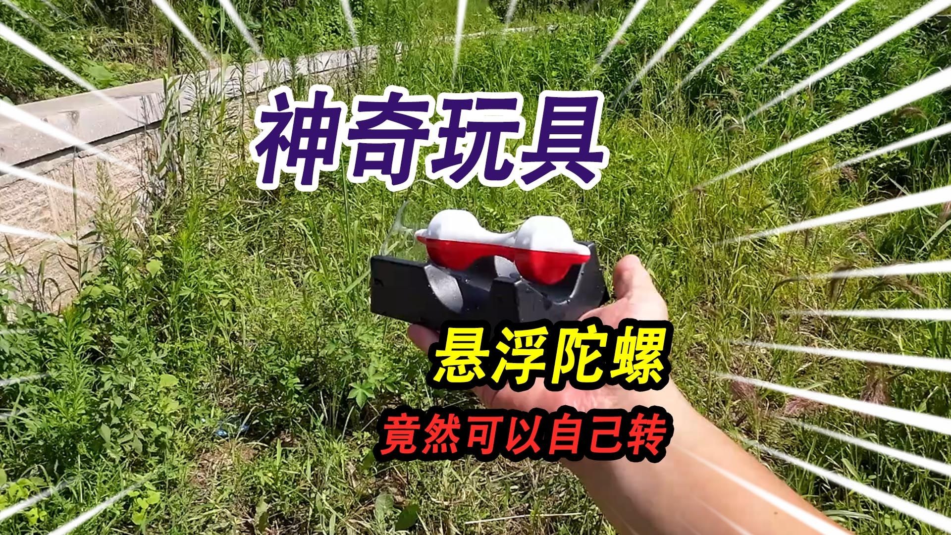 伙伴买的神奇玩具，磁悬浮陀螺能自己转圈，因为不会玩差点被扔了