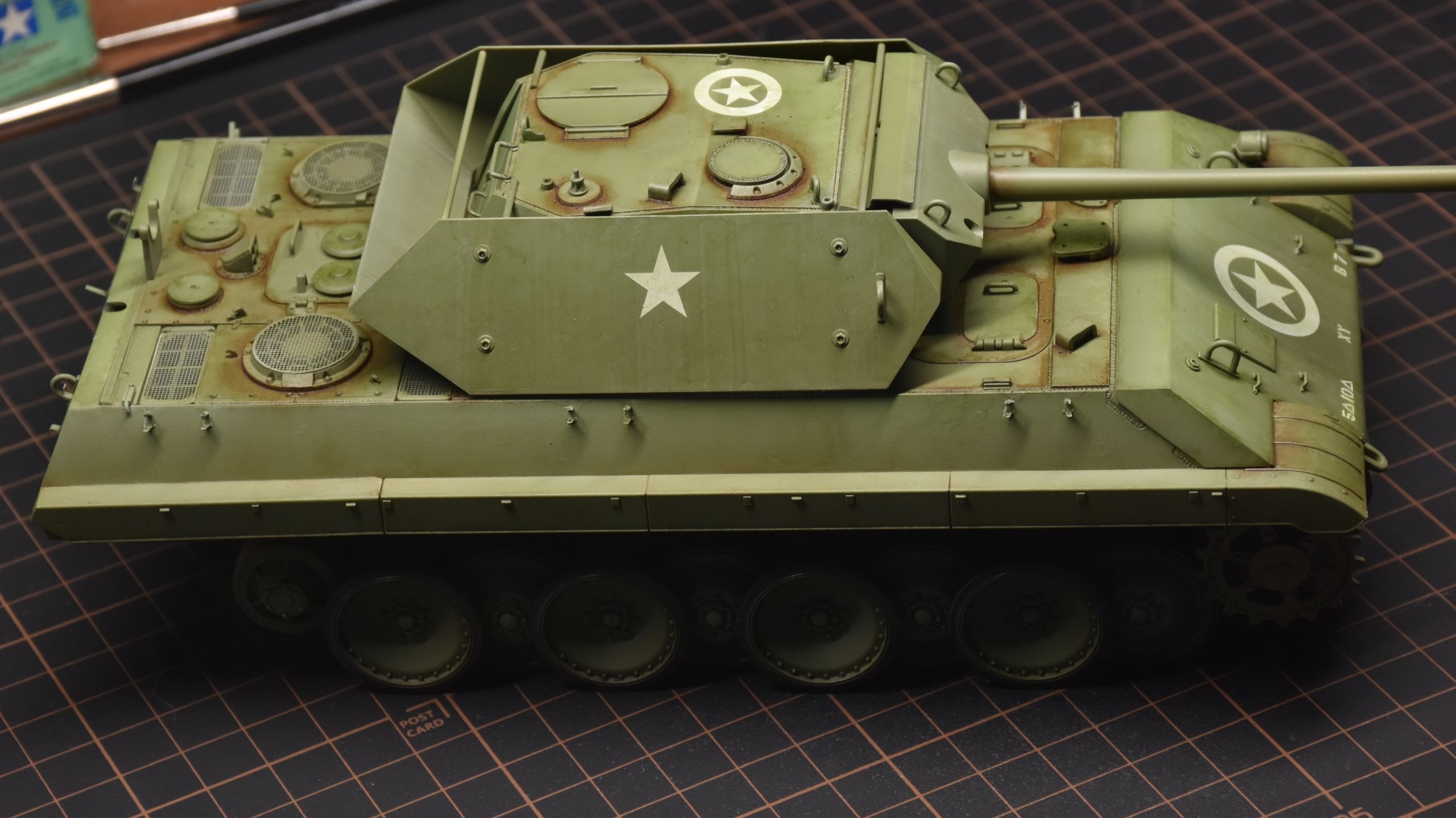【军模旧化】1/35 伪装M10“伪装豹”第二期