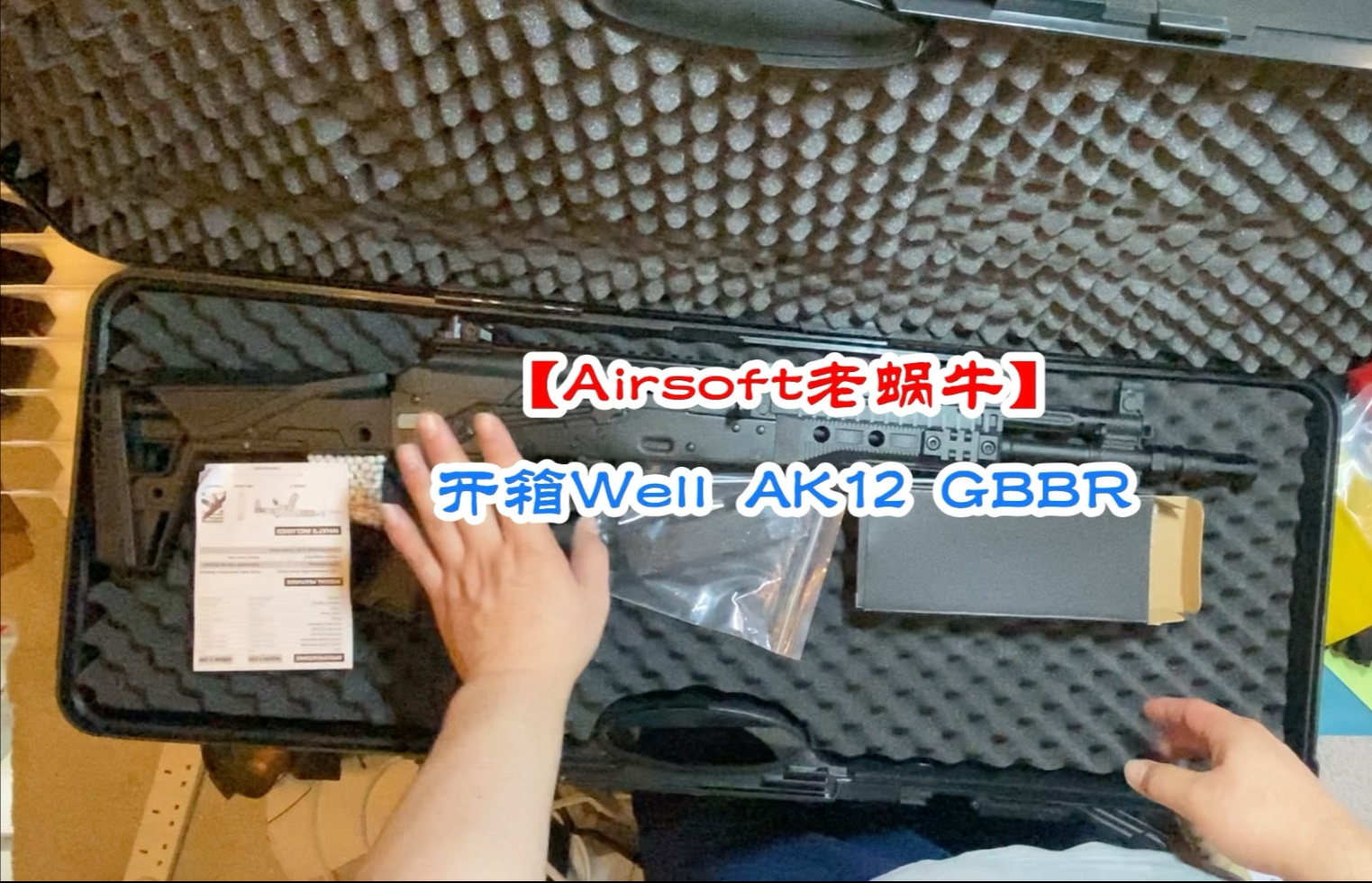新玩具开箱 Well AK12 GBBR