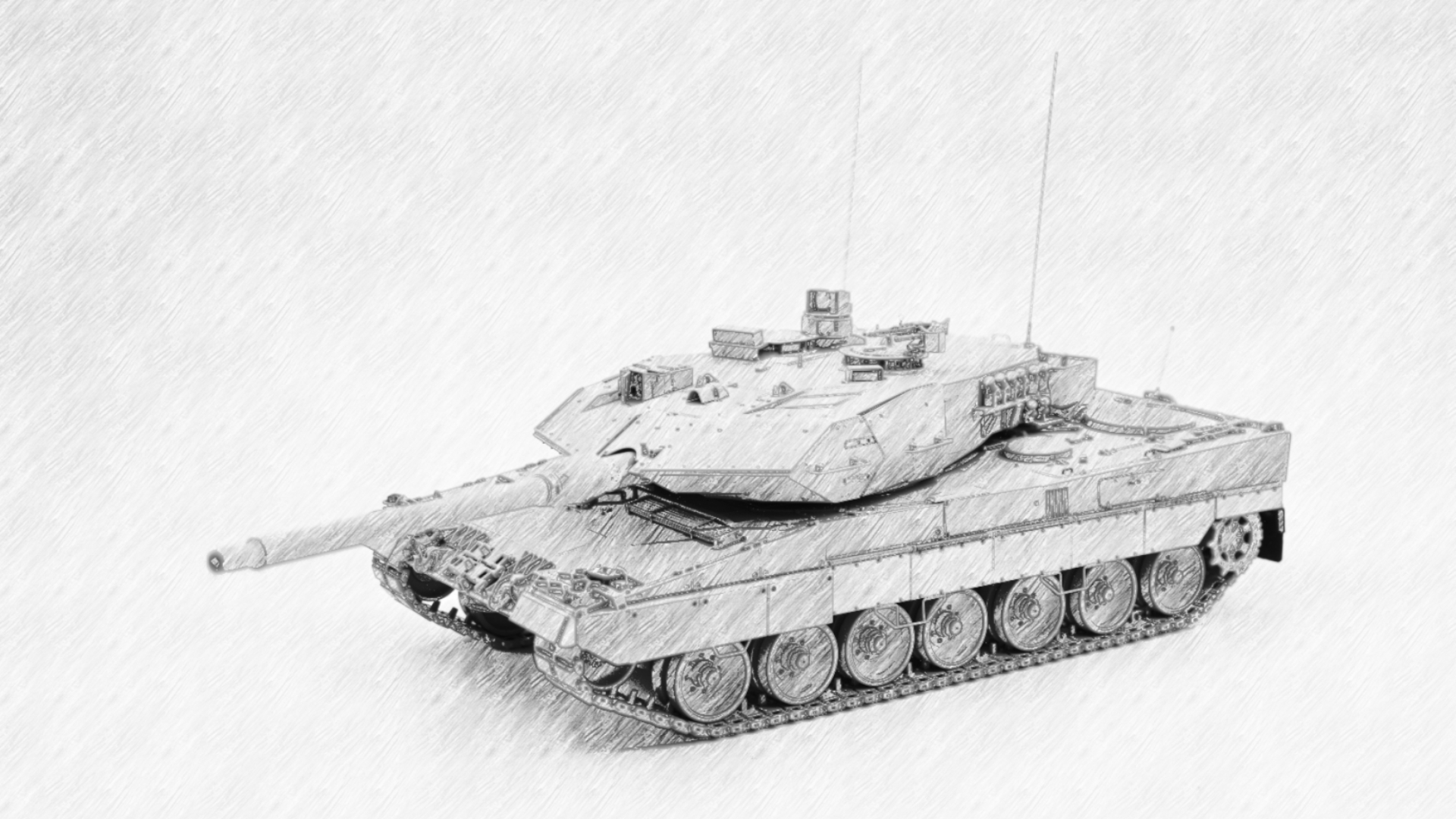 麦田RM-5066 豹2A6 全内构素组