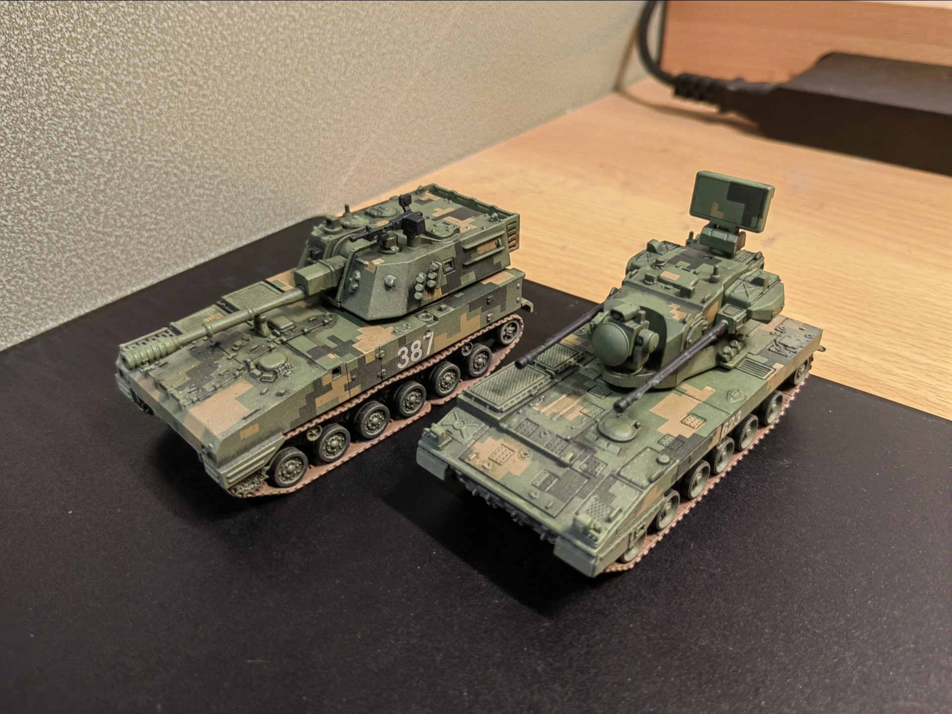 4D模型 1/72 PGZ09&PLZ07