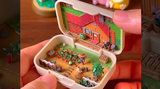 在隐形眼镜盒中制作一个小型星露谷农场