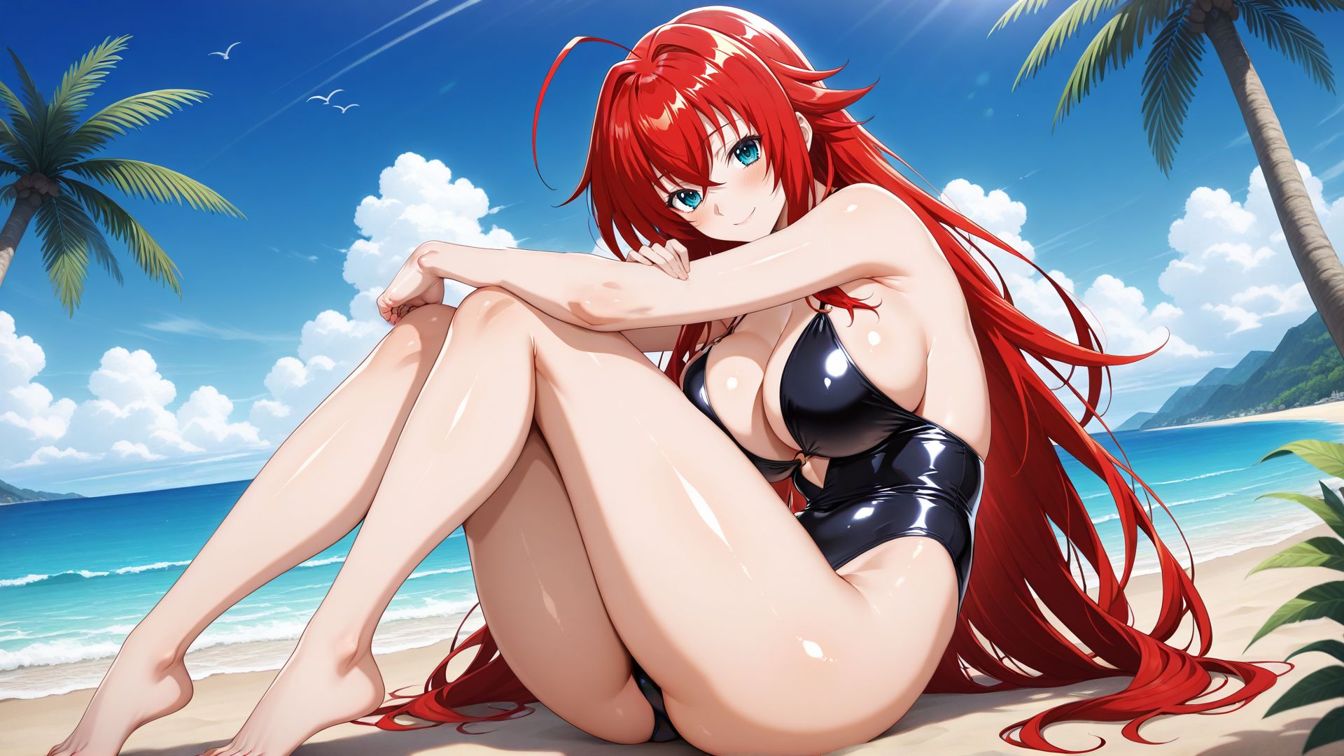 【夏日泳装x动漫立绘】火辣身材？！恶魔高中D×D | 莉雅丝·吉蒙