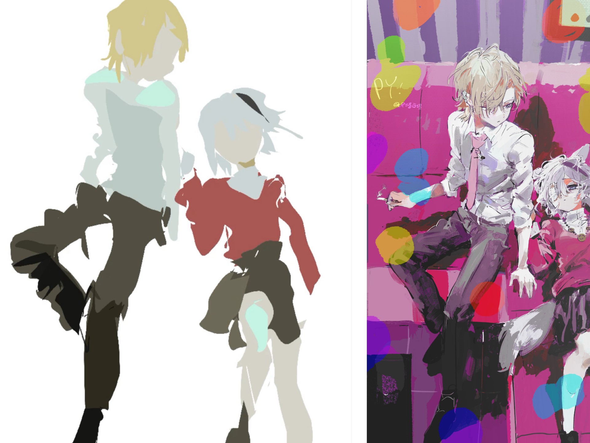 再这么起稿就找人弄你。。