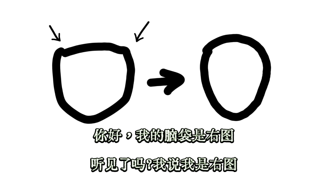 【自制】方头变圆+去除两角+免疫儿时扁头创伤