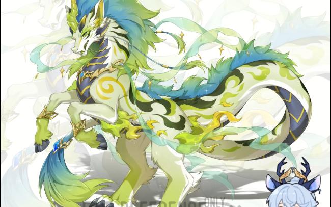 龙麒麟【绘画过程】