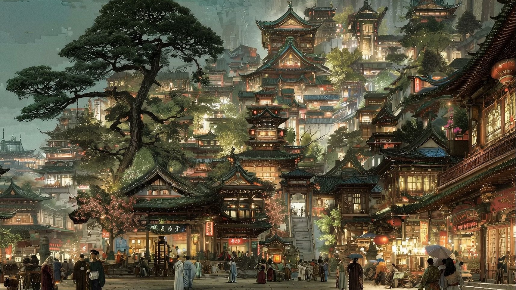 半城烟火若星河。