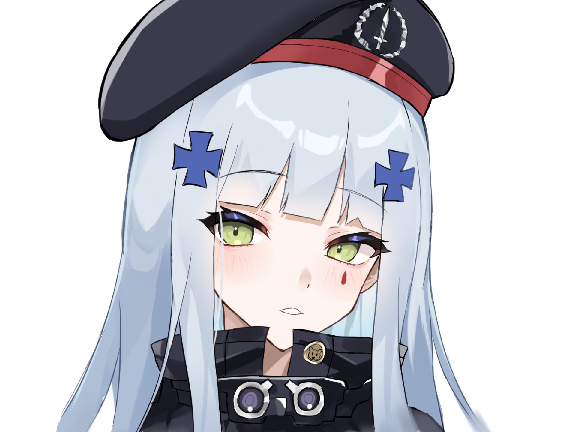 给朋友画的HK416