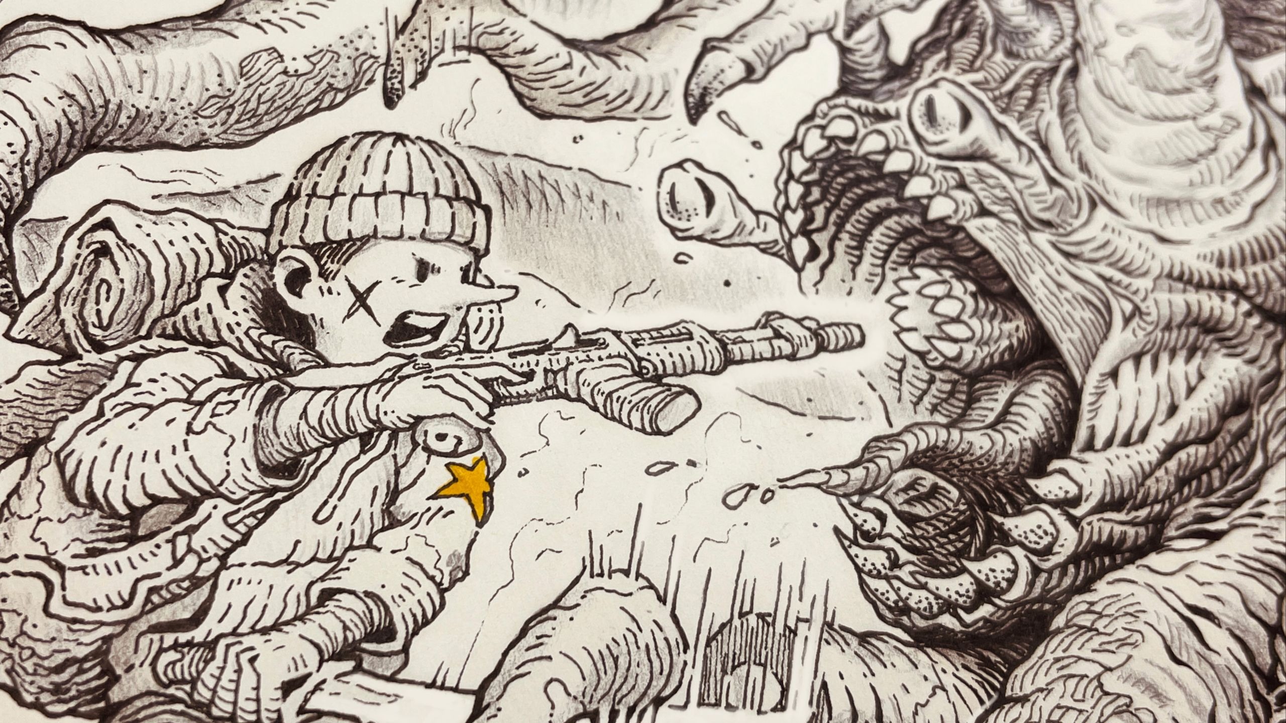 为了活下去！