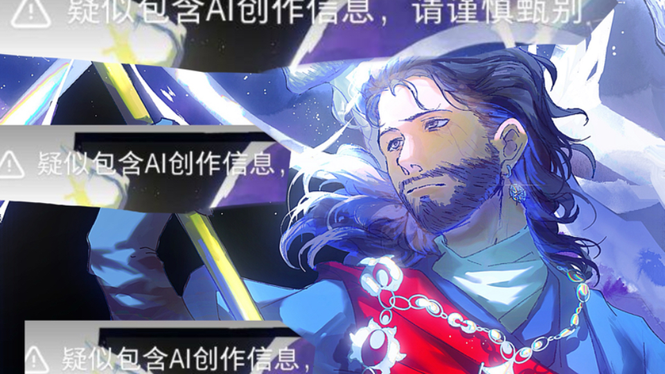 匠心手搓近十年，还是没逃过被鉴ai的命运。。。