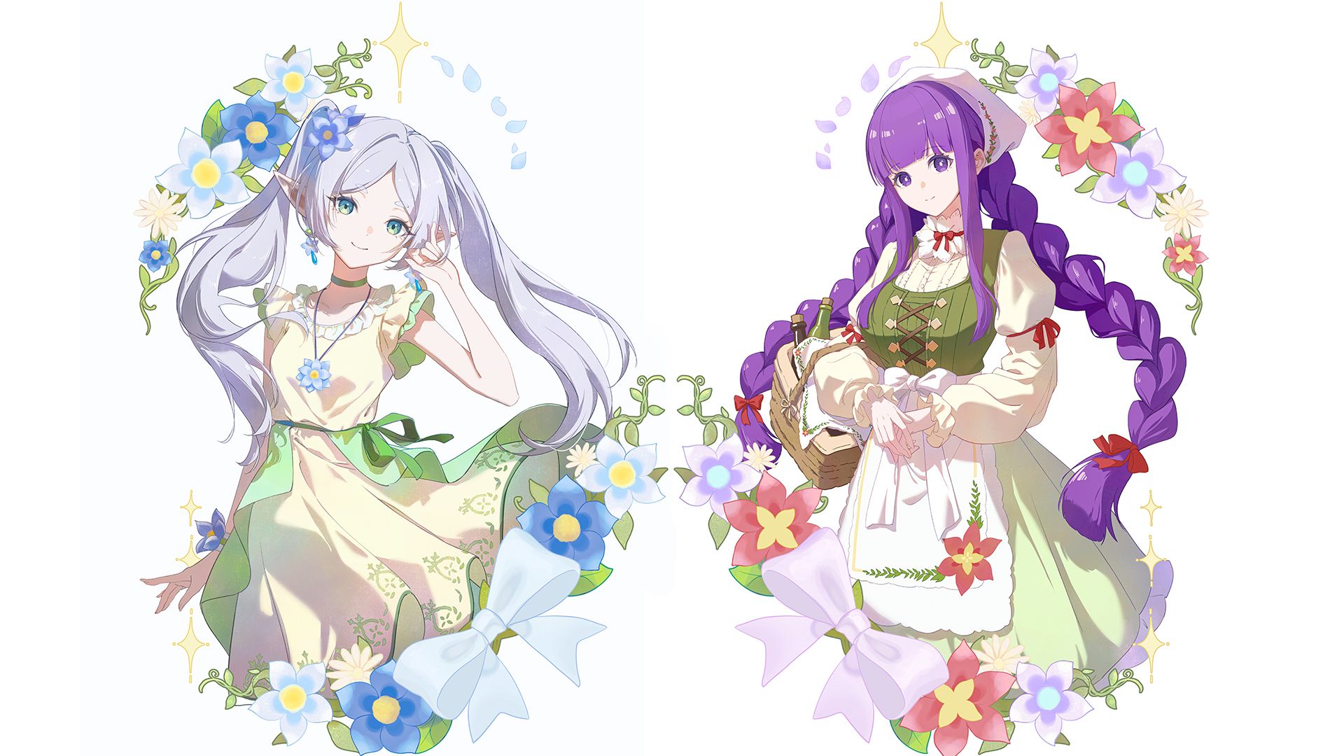 【KFCx葬送的芙莉莲】没有周边只能自己画了！