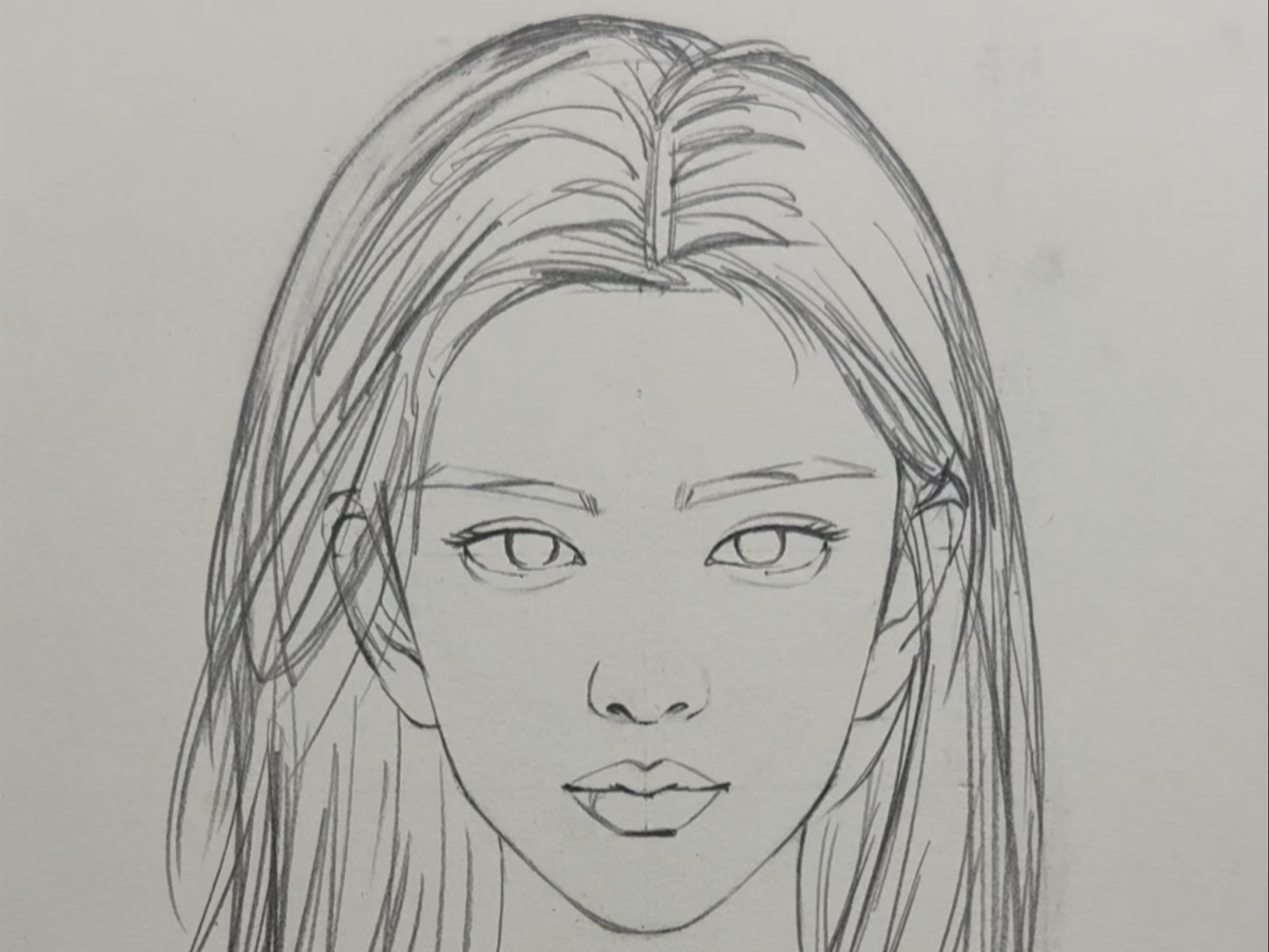 画正面人像用三庭五眼万能公式！