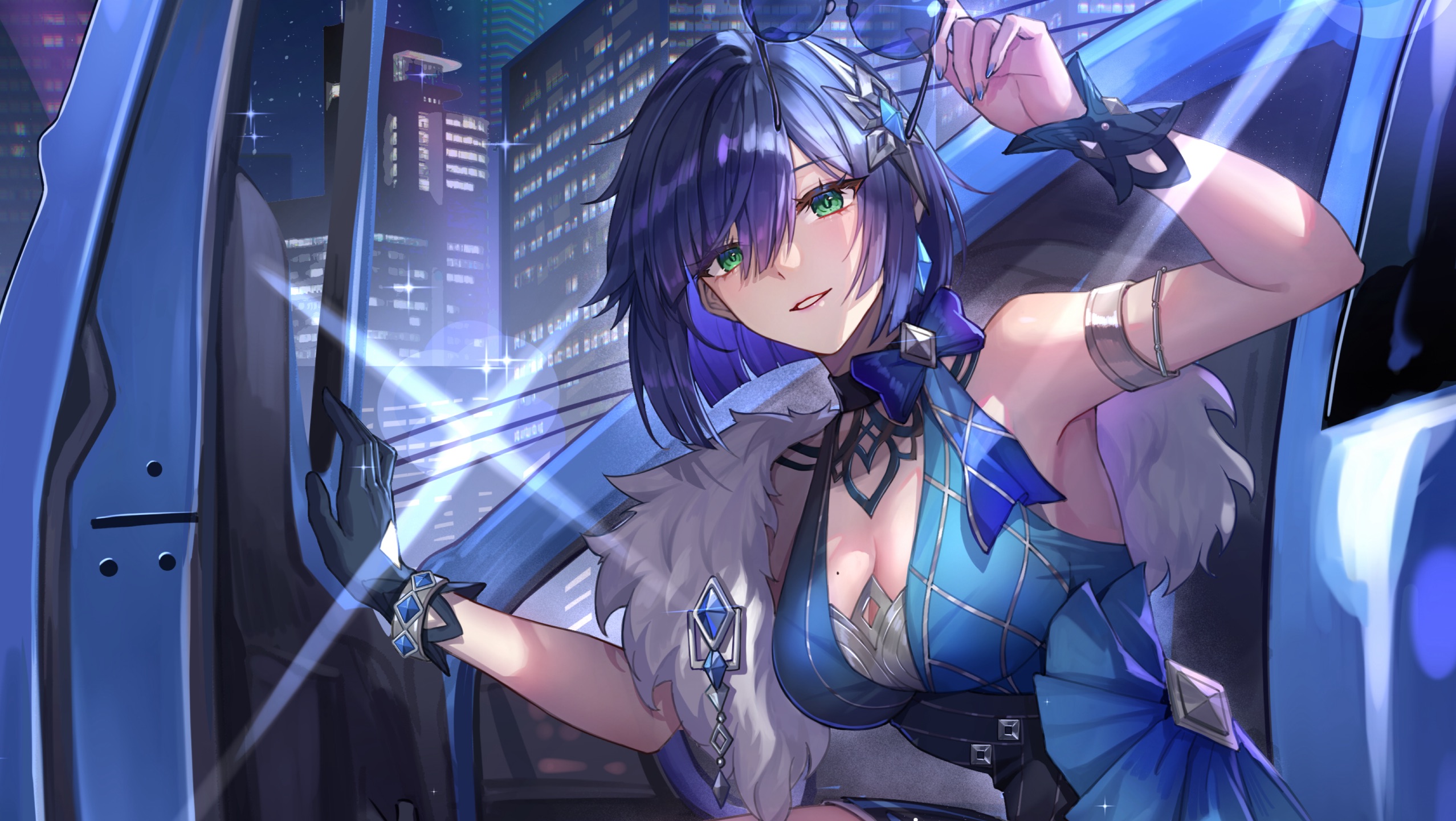 【原神夜兰绘画】开车不能穿高跟鞋——