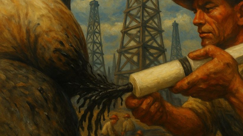 普通的石油工人