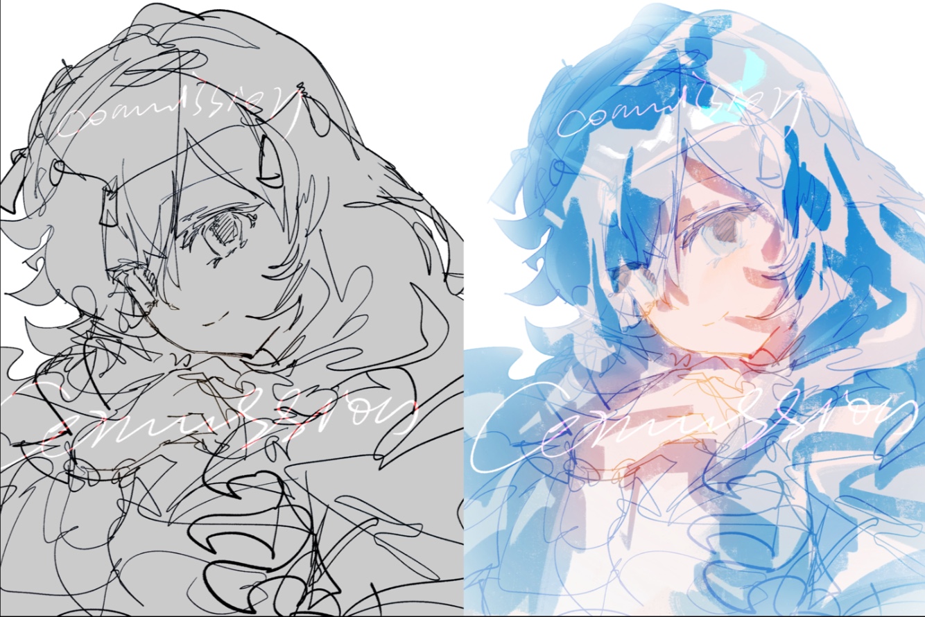 【绘画教程】10分钟就能画好色稿哦