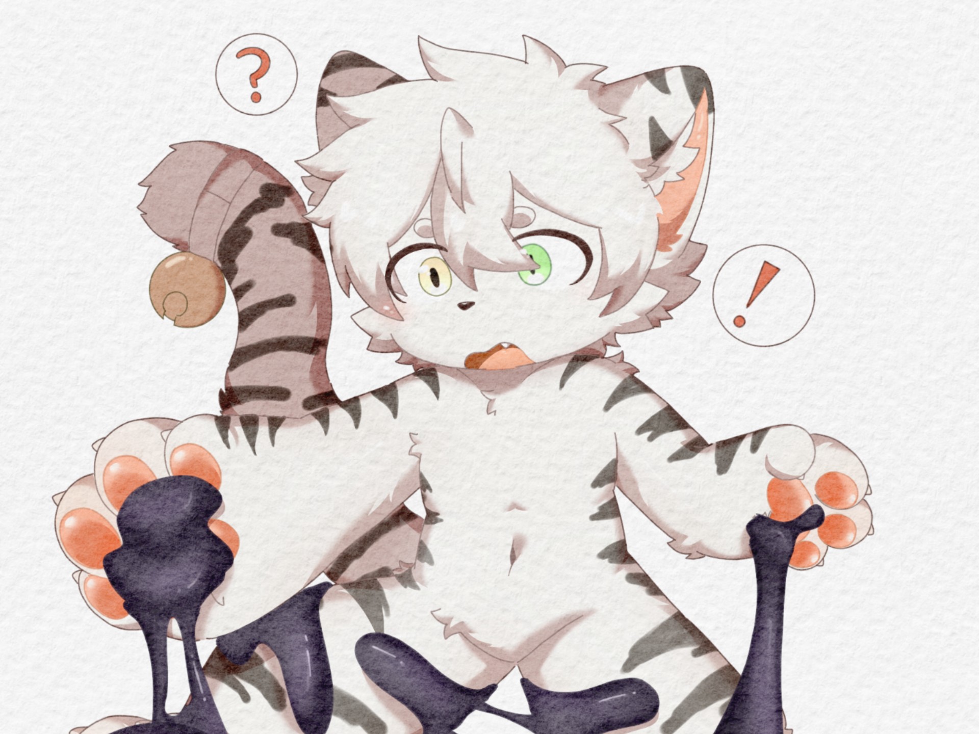 【绘画过程】全身furry稿件绘画过程