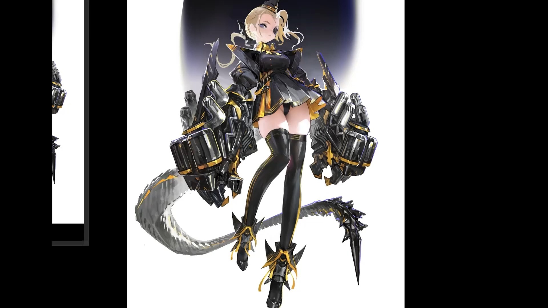 重装少女人物角色插画绘画过程 AGOTO