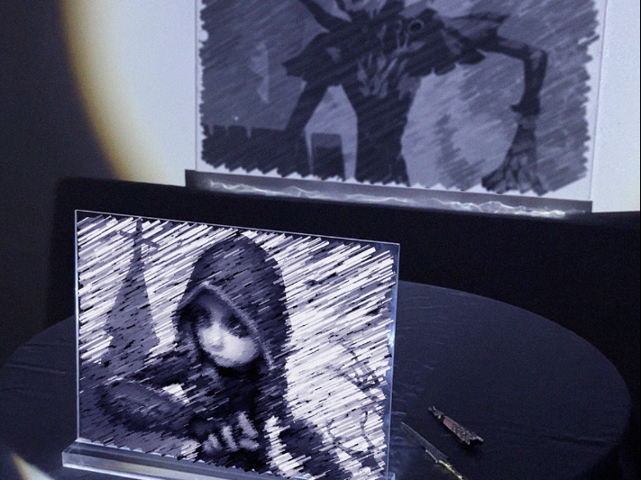 第五人格光影分离画，这个氛围简直太适合做佣兵和杰克了吧